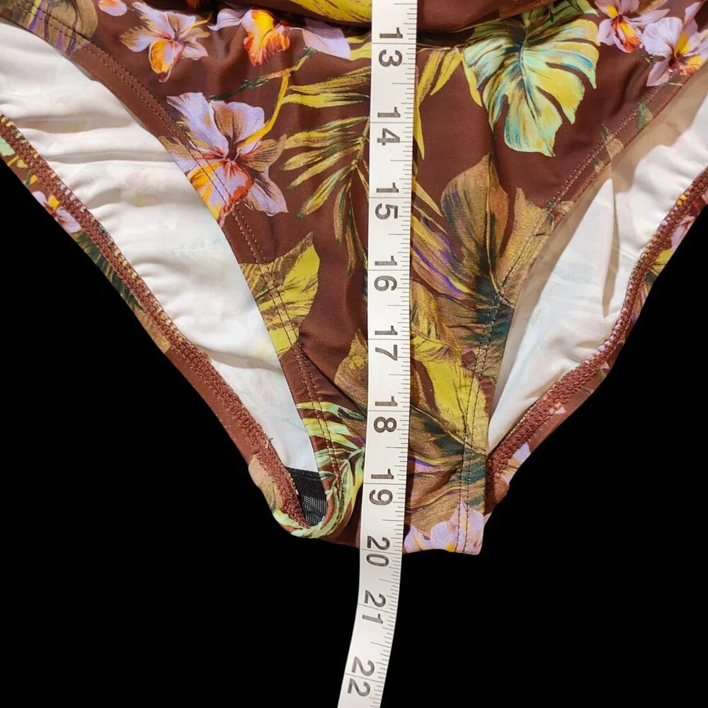 Shade & Shore‎ Medium One Piece Floral Bathing Suit NWT
